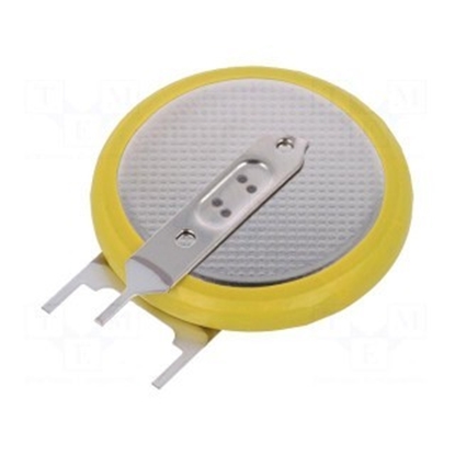 Изображение Akumulators: litija | 3V | BR2330,monēta | Ø23x3mm | 255 mAh