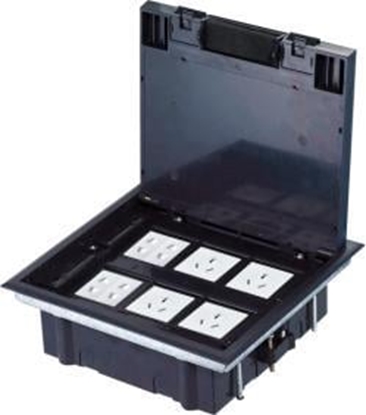 Изображение Alantec Puszka podogowa (floorbox) 6M (45x45) regulowana gboko, do podogi technicznej (wylewka opcjonalnie) (PP005)