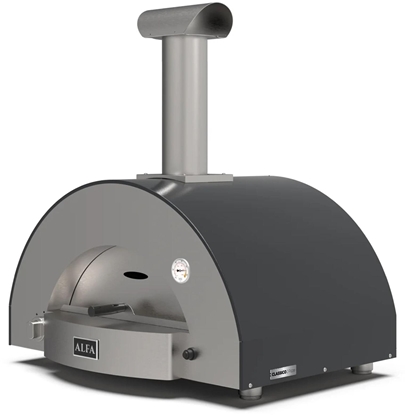 Attēls no Alfa Forni Classico 2 Pizze Hybrid slate gray