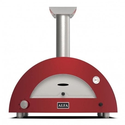 Attēls no Alfa Forni Moderno 2 Pizze Hybrid Pizza Oven antique red