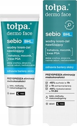 Attēls no Alkotest Dermo Face Sebio BHL Wodny krem-el nawilajcy do twarzy 40ml