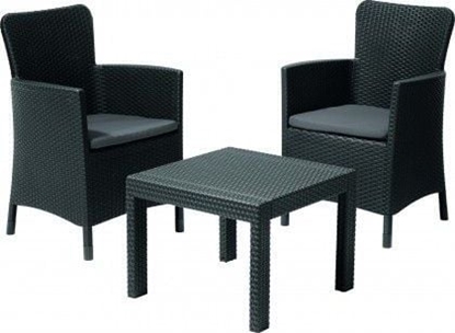 Attēls no Allibert Zestaw ogrodowy SALVADOR BALCONY - antracyt