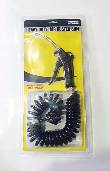 Picture of Allride Luftpistolsæt, spiralslange, heavy duty, sort,