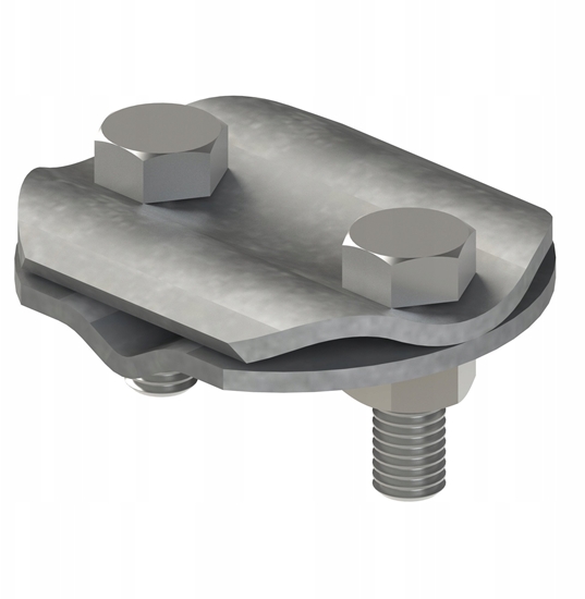 Picture of ALPAR Zcze krzyowe 2 rubowe instalacji odgromowej G702 ALPAR