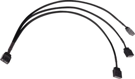 Picture of Alphacool Alphacool Y-Splitter aRGB 3-Pin auf 3x 3-Pin 30cm - schwarz