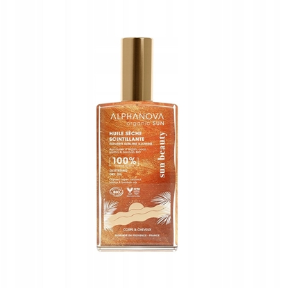 Attēls no Alphanova Sun Beauty, Bio Suchy Olejek z Efektem Glow, Utrwalajcy Opalenizn, 100 ml