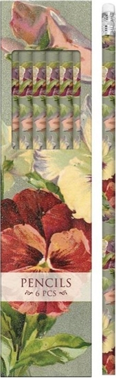 Picture of AMSCAN Oówki ozdobne STPEN13 bratki - zestaw 6 sztuk