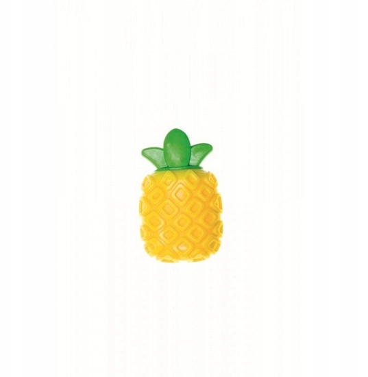 Picture of Ananas, zabawka, dla psa, TPR, 11,4x7x4,5 cm, z piszczak