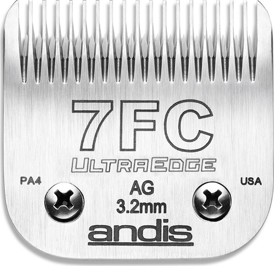 Изображение Andis Andis - ostrze stalowe snap-on do maszynki groomerskiej, nr 7FC (3.2 mm) uniwersalny (461-uniw) - 461-uniw