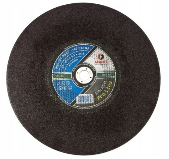 Изображение ANDRE METAL DISC 400 x 4.0mm x 25.4mm RAIL 100 PRO LINE 95A24RBF FOR RAILWAY RAILS