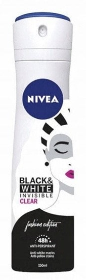 Picture of Antyperspirant w sprayu NIVEA Invisible B&W Clear, 150ml