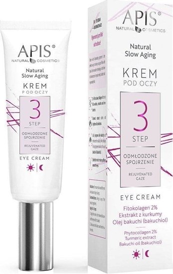 Picture of Apis Apis Natural Slow Aging krem pod oczy step 3 odmodzone spojrzenie 15ml