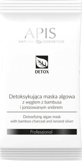 Picture of Apis Detoksykujca maska algowa z wglem z bambusa i jonizowanym srebrem 20 g