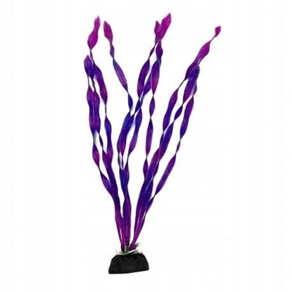 Picture of Aqua Natura,  rolina, do dekoracji akwarium, fioletowa, plastikowa, 28 cm , spirulina, wysoka