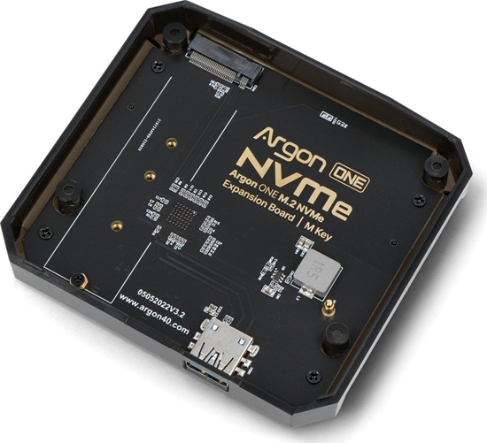 Изображение Argon40 Pytka rozszerze Argon One M.2 NVMe - do Raspberry Pi 4B}