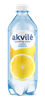 Picture of Aromatizēts dzeramais ūdens AKVILE ar citrona aromātu, gāzēts, 0,6l (DEP)