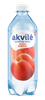Изображение Aromatizēts dzeramais ūdens AKVILE ar persiku aromātu, gāzēts, 0,6l (DEP)