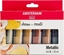 Attēls no Artequipment Amsterdam Standard Series acrylic paint metallic set | 6 x