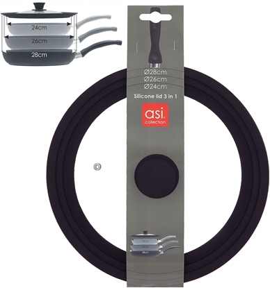 Picture of ASI COLLECTION Wax universal with silicone edge 3in1 O24/26/28cm 24302201