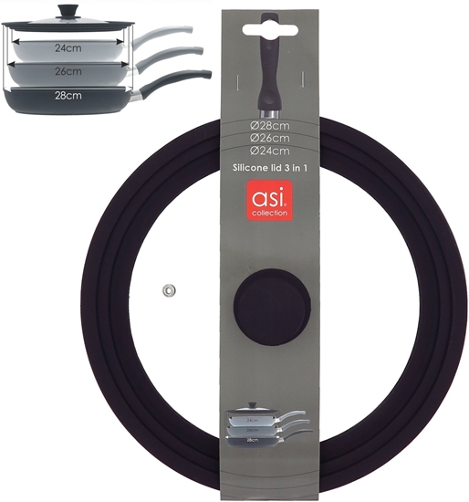 Picture of ASI COLLECTION Wax universal with silicone edge 3in1 O24/26/28cm 24302201