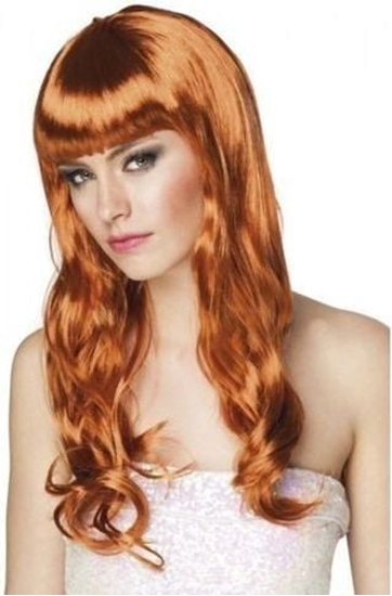 Picture of Aster Peruka duga super miedziana