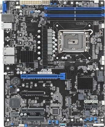 Attēls no Asus Pyta gówna Asus P13R-E/10G-2T 1x LGA1700 Intel Xeon E-24XX C266 (4xDIMM 8x SATA 2xM.2 2x10GbE ASMB11-iKVM ATX)
