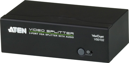 Picture of Aten VS0102 VGA Video-Splitter, 450MHz, Audio, RS232, 2fach