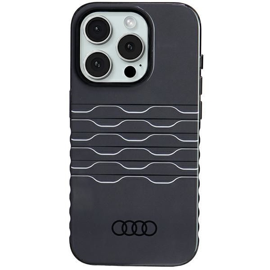 Изображение Audi IML MagSafe Case iPhone 15 Pro 6.1" czarny|bl