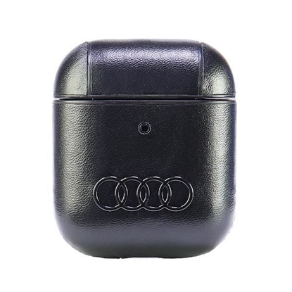 Изображение Audi Leather Big Logo AirPods 1|2 cover   czarny|b