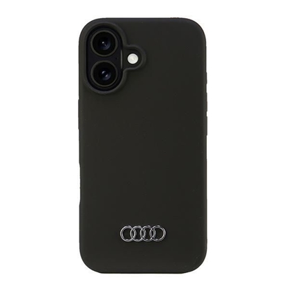 Изображение Audi Silicone Case iPhone 16 6.1" czarny|black har