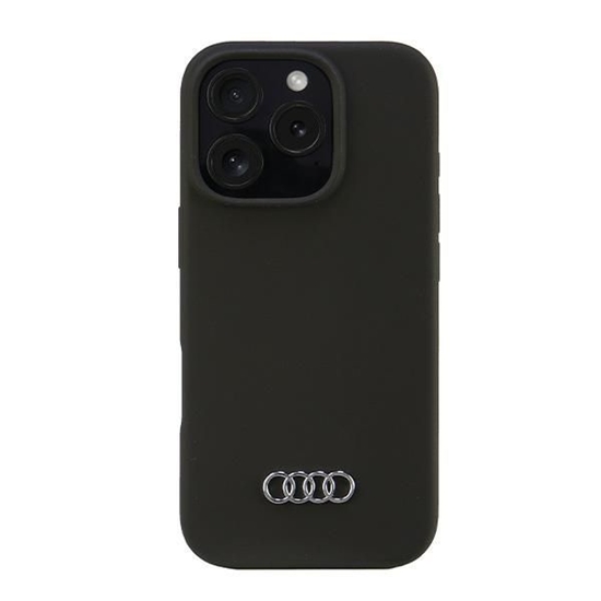 Picture of Audi Silicone Case iPhone 16 Pro 6.3" czarny|black