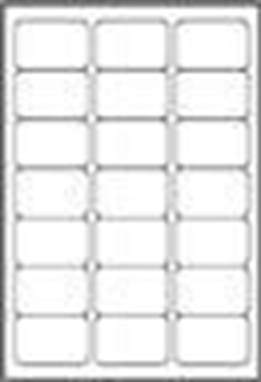 Picture of Avery White Address Label - Inkjet - J8160, White, 63,5x38,1mm, 10 sheets