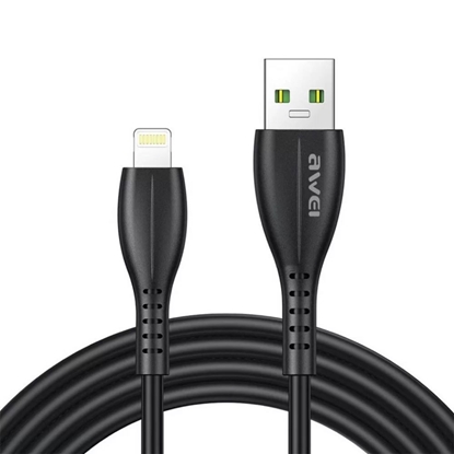 Attēls no AWEI kabel CL-115L USB na Lightning czarny|black