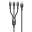 Attēls no AWEI kabel CL-975 usb-c|lightning|mico 3w1 czarny|