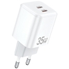 Picture of AWEI ład. siec. PD65-EU 35W 2x USB-C biała|white G