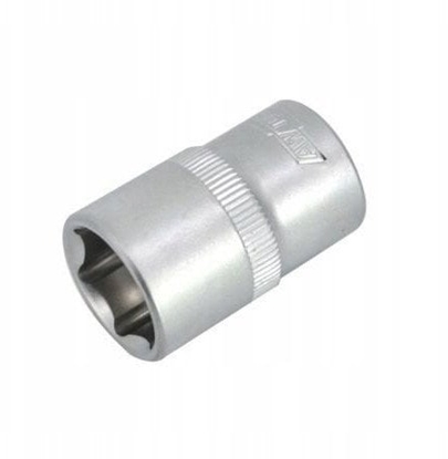 Picture of AWTools AWTOOLS NASADKA SZECIOKTNA 1/2"  KRÓTKA 20mm BLACK LINE