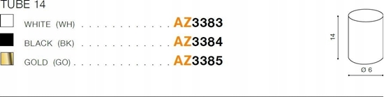 Picture of Azzardo Azzardo Erebus AZ3391+AZ3385 spot 1x35W GU10 srebrny/zoty