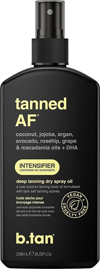Picture of B.tan b.tan tanned AF Intensifier tanning oil m/pumpe 236ml