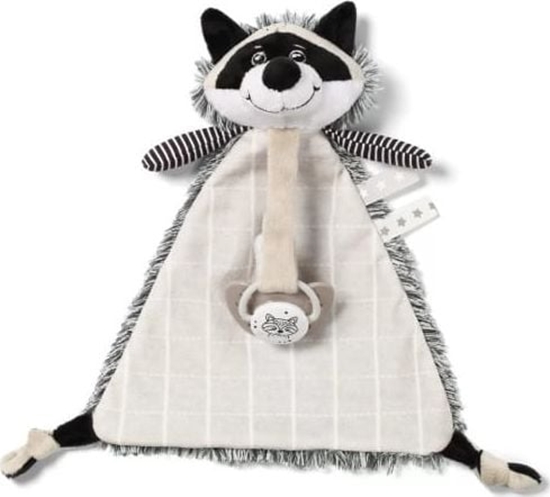 Picture of BabyOno Przytulanka z zawieszk do smoczka Racoon Rocky Baby Ono