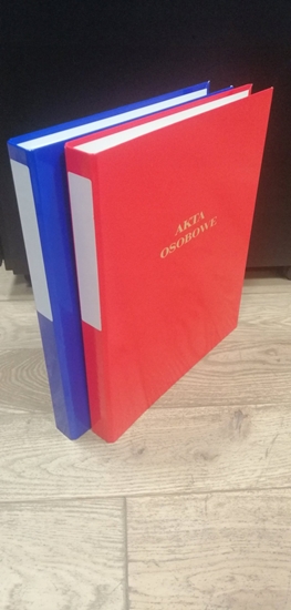 Picture of Barbara Teczka do akt osobowych Barbara A4/32mm 2R, CZERWONY