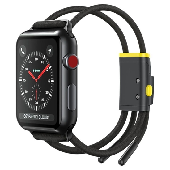 Picture of Baseus Let's Go Adjustable Sport Band for Apple Watch 38 / 40 / 41mm Black Yellow