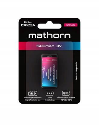 Picture of Bateria litowa Mathorn Ultimate CR123A 1500mAh Lithium