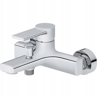 Picture of Bateria prysznicowa Cersanit (baterie wannowo-prysznicowe) Bateria wannowo-natryskowa cienna ZIP chrom (S951-560)