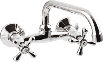 Picture of Bateria umywalkowa Invena Roma cienna chrom (BC-24-00S)