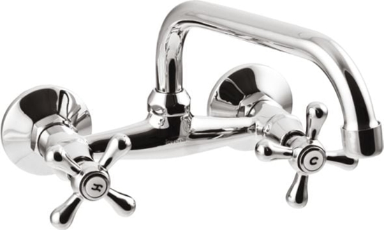 Picture of Bateria umywalkowa Invena Roma cienna chrom (BC-24-00S)