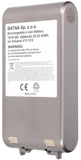 Picture of Bateria, akumulator do odkurzacza Dreame | V11 V12 V11SE V12Pro V16 25.2V 2500mAh