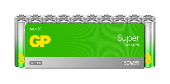 Изображение Baterija GP SUPER LR6 (AA) B20 20GB [PACK]