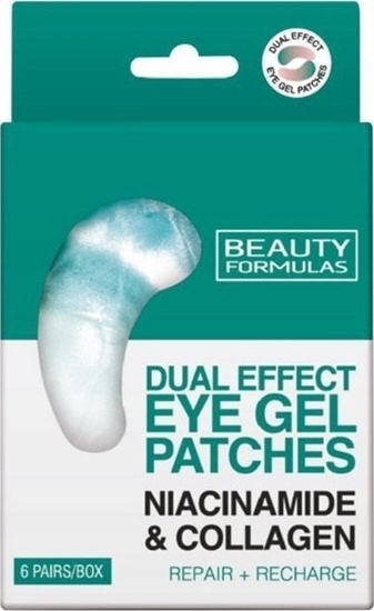 Изображение BEAUTY FORMULAS_elowe patki pod oczy Niacynamid & Kolagen 6szt.