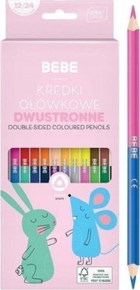 Изображение bebe Kredki oówkowe dwustronne wytrzymae Olo 24 kolory
