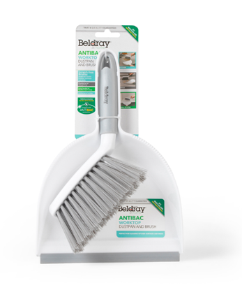 Picture of Beldray LA082664UFFEU7 Antibac Dustpan & Brush Set